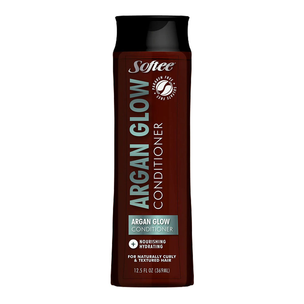 Softee Argan Glow Moisturizing Hair Conditioner, 12.5 Oz